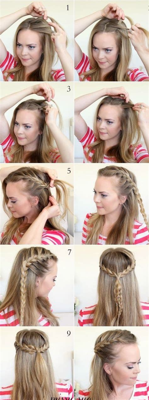 Then, draw a little bow at the end, as well as loose strands of hair. 30 French Braids Hairstyles Step by Step -How to French ...