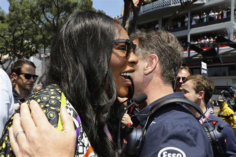 An honor to be here as a fan and to see incredible athletes like this. GP Mónaco F1 2017: La tenista serena williams en el gran ...