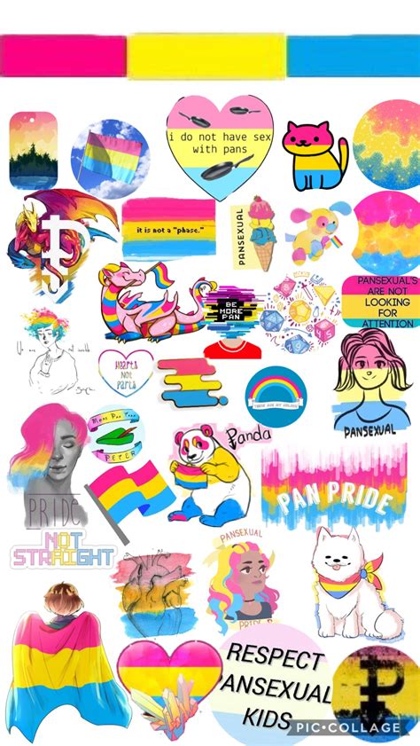 Buy 'pansexual pride skull' by oceanicscribble as a sticker. Not Pansexual, but I thought this was cute! | Interests ...