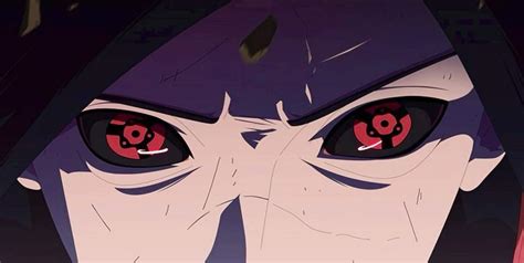 Right eye, if making direct eye contact, transforms the other's eyes into sharingan temporarily. Mangekyou Sharingan | Anime Amino