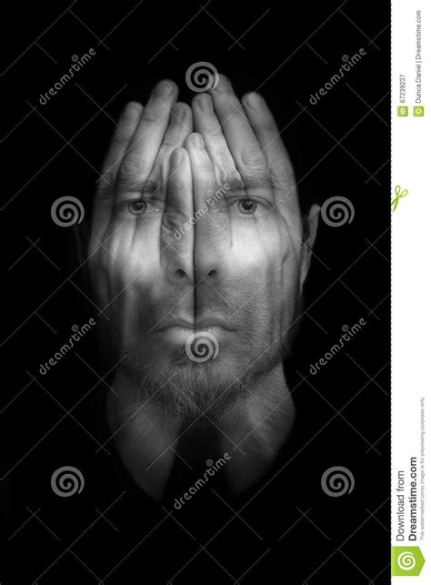 Concetto Di Depressione O Di Insonnia Immagine Stock ...