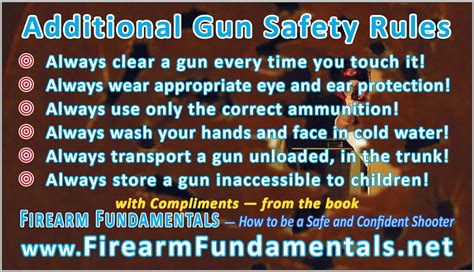 Any rules set for your own child should also apply to friends who visit the home. Firearm Fundamentals - Promo