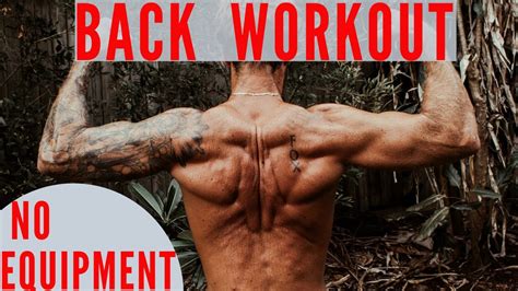 But i remember looking into the mirror with my shirt off after a couple months of training and thinking, dang! BODYWEIGHT BACK WORKOUT | NO EQUIPMENT - YouTube