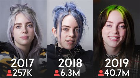 Her debut single, ocean eyes, went viral and has accumulated over 132 million streams on spotify as of october 2018. Watch Same Interview, One Year Apart | Billie Eilish: Same ...