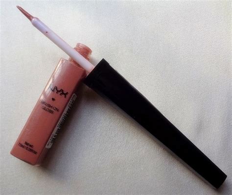 With oil based, try not to overwork the paint, look out for misses by looking at your work as you go from all angles. NYX Brush On Lip Gloss - Natural Review
