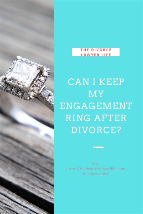 The rings came to us from ancient times, symbolizing devotion to one person. Keeping Your Engagement Ring after Divorce | After divorce ...