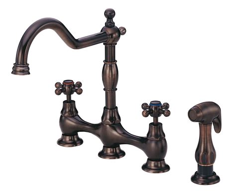 Vessel faucets oil rubbed bronze. Danze Opulence Oil Rubbed Bronze Cross Handle Bridge ...