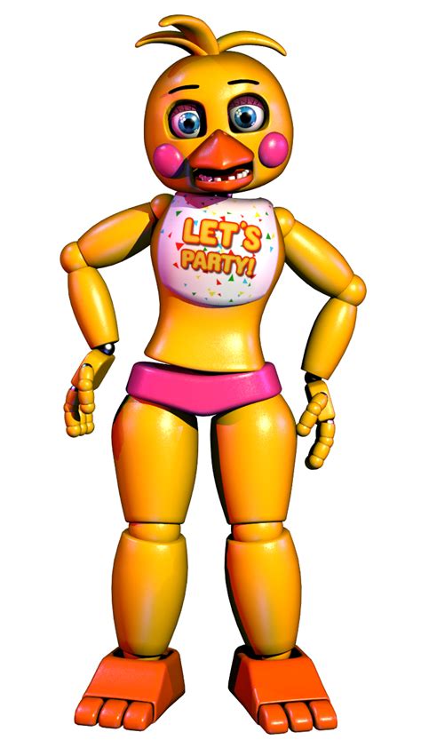 Самые новые твиты от ~toy chica~(@thicc_chicken87): Toy Chica V3 (september 2016) model render ...