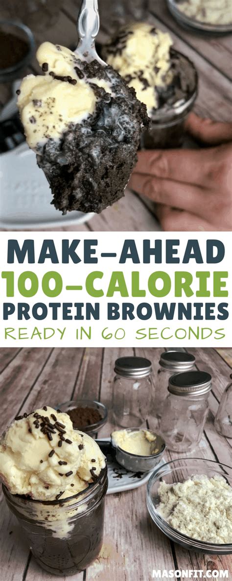 Remember how i told you that i was starting the game on health challenge last monday? A make-ahead version of my popular 100-calorie protein brownies that store in the refrigerator ...