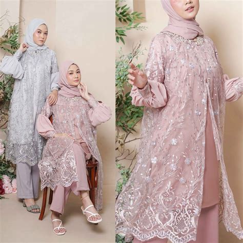 Warna choose an option blue dusty pink peach yellow ELIZA OUTER (AlekaRAYA2021) | Shopee Indonesia