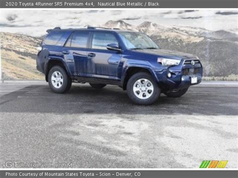 Think of the 2020 toyota 4runner as the eccentric that it is: Nautical Blue Metallic - 2020 Toyota 4Runner SR5 Premium 4x4 - Black Interior | GTCarLot.com ...