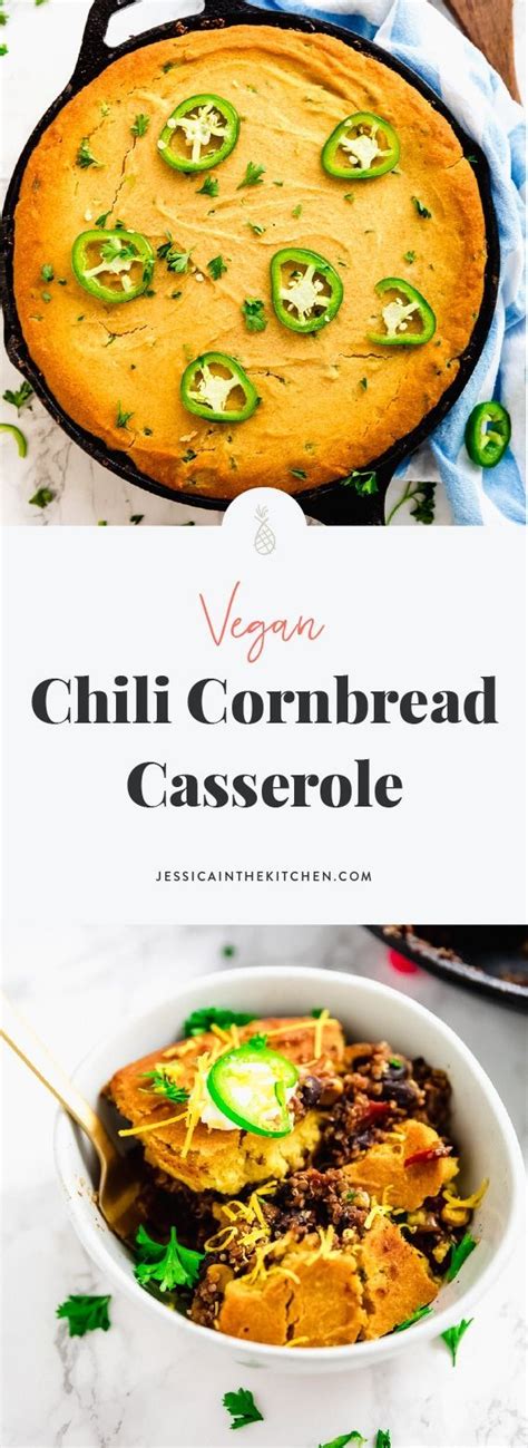 Home recipesgluten free easy vegan cornbread (with a secret ingredient!) whether you have it with chili or top it with jam or butter, this gluten free & vegan cornbread is a wonderful healthy treat. This Vegan Chili Cornbread Casserole is one of the BEST casseroles I've ever made! Sweet, crispy ...