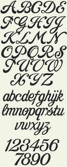 Packard script 2.1 by dave correll: alphabet fonts to print for free | Letterhead Fonts / LHF ...