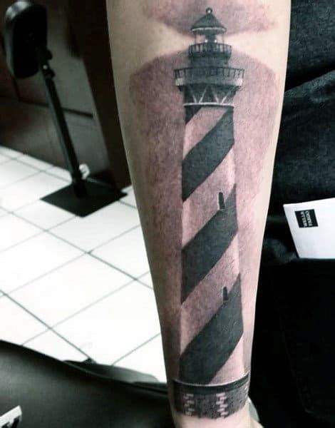 Check out the top 51 awesome small tattoo ideas for more! 100 Lighthouse Tattoo Designs For Men - A Beacon Of Ideas