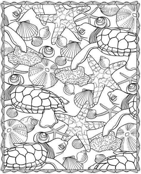 Sea life colouring pages pdf. Ocean Sea Life Colouring Pages (page 3) - Coloring Home