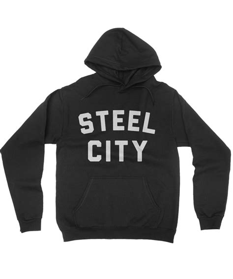 Steel City Pullover Hoodie | Hoodies, Pullover hoodie, Black hoodie