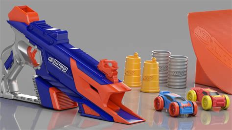 Uniting these two action categories will provide you with many hours of fun. Nerf Nitro is the toy gun that shoots cars you've ...