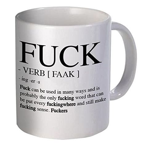 Naughty teen loves rolling in the hay with some old farts. Best funny gift - 11OZ Coffee Mug - The F word and verb ...