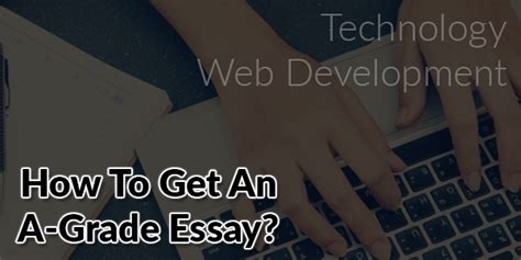 Technology Or Web Development Studying: How To Get An A ...