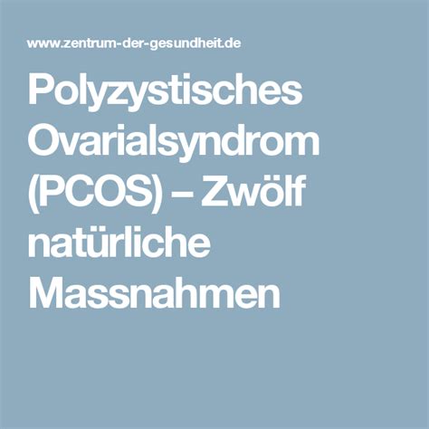 Regelmäßiges fasten vermindert die fettzellen im körper. Polyzystisches Ovarialsyndrom (PCOS) - Natürliche ...