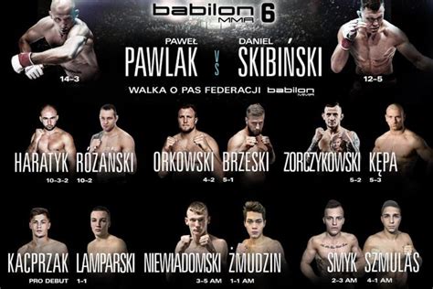 Unofficial subreddit about fame mma. Babilon MMA 6 - transmisja online i TV. Gdzie oglądać galę ...