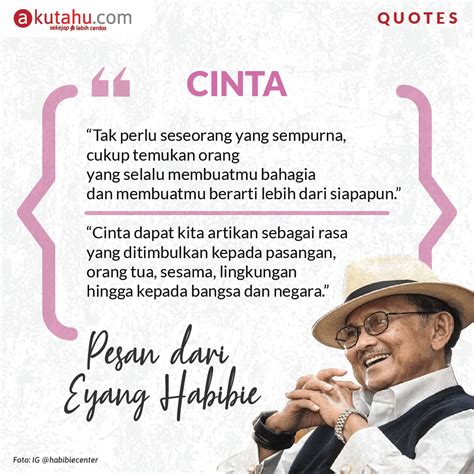 Kata bijak cinta habibie dan ainun. 27+ Gambar Kata Kata Cinta Bj Habibie Terkeren - Ktaunik