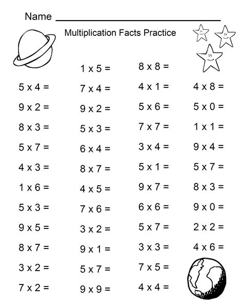 In these writing practice worksheets, students practice writing and reading in these exercises. Free Multiplication Sheets To Print | Times Tables Worksheets