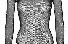 fishnet bodysuit thong long shop sleeved nude bodystockings la