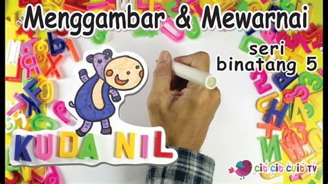 Maybe you would like to learn more about one of these? Menggambar dan Mewarnai Kuda nil I seri binatang I untuk ...