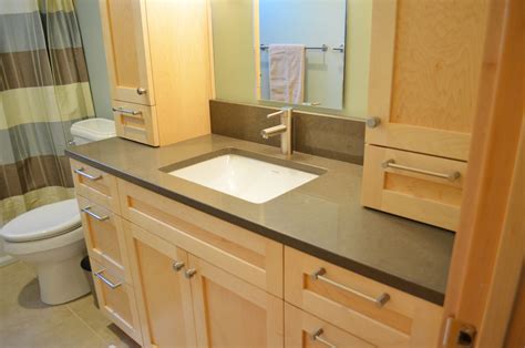 See reviews for home, auto, and health services in portland. Guest Bath - New maple vanity with Caesarstone quartz ...