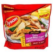 View nutrition information about usda commodity, chicken fajita strips, frozen. Tyson Fajita Chicken Breast Strips: Calories, Nutrition ...