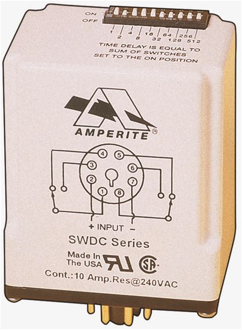 115c10 amperite time delay relay (0 in stock). 12D1-1023SSWDC AMPERITE, Time Delay Relay, 1 s, 1023 s