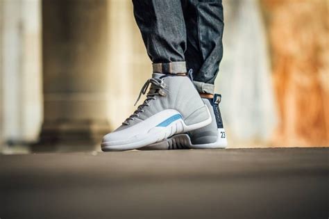 The air jordan 1 is widely considered the first shoe to have a significant impact on sports, fashion and pop culture. On-Feet Images Of The Air Jordan 12 Grey/University Blue ...