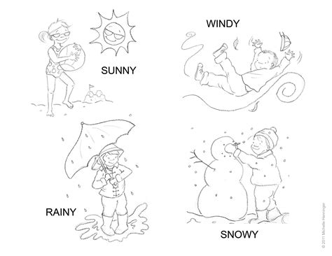 Colouring pages available are coloring windy day img, windy weather coloring for kids picture, bingo. Michelle Henninger: Weather Coloring Sheet