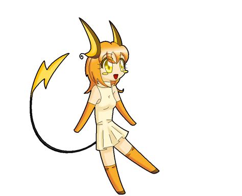 It unleashes electric shocks that can reach 100,000 volts. Raichu Girl by Tessu-chan on DeviantArt