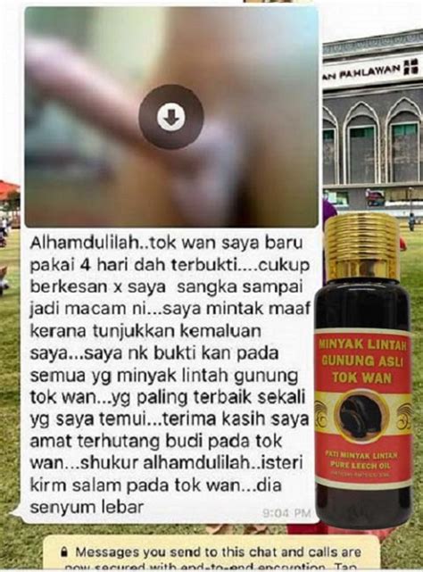 Minyak campuran lintah gunung dan belacak rumusan hampir 100% dari estrak pati lintah gunung dicampur dengan pati belacak pekat dan lebih sensasi! Rahsia Kehebatan Minyak Lintah Gunung Asli Tok Wan Turun ...