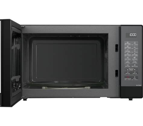 The first temptation you may have when you put a combination microwave like this one on your counter yes, because of the different programs, tinfoil can be placed inside this microwave. Buy PANASONIC NN-ST46KBBPQ Solo Microwave - Black | Free Delivery | Currys