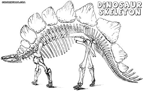 However, the baby dinosaurs just hatched from the eggs look pretty cute. Dinosaur bones coloring pages | Coloring pages to download ...