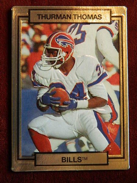 Football cards > sets > 1990 action packed (281). Free: 1990 ACTION PACKED (Hi-Pro Mktg.Inc.) #20 THURMAN THOMAS Football CARD / Buffalo Bills ...