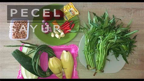 Resep cara membuat pecel sayur, salah satu makanan khas indonesia yang sangat sehat. Pecel Sayur ll Bumbu Pecel ll Olahan Jantung Pisang dan Pepaya Muda - YouTube