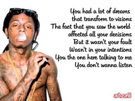 You had a lot of moments that didn't last forever now you in the corner. Lil Wayne - How To Love  Lyrics  - YouTube