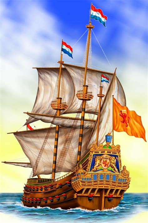 Use crayola® crayons, colored pencils, or markers to decorate the ship's hull and sail. Pin by ruben on Dutch ships | Dutch ships, Old sailing ...