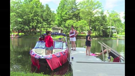 And it is a great way to recycle solo cups! 4th of July Boat Decoration, Wells, Vermont - YouTube