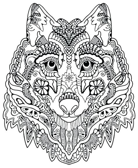 Download and print these adult coloring pages for free. Wolf Coloring Pages for Adults - Best Coloring Pages For ...