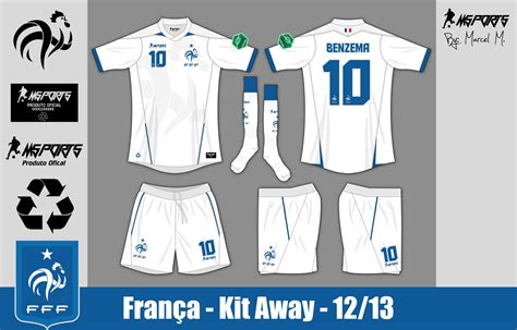 Coloque o escudo da seleção francesa na sua área de trabalho. Campeonato de Mockups Camisetas de Futebol: Coleção 06 ...