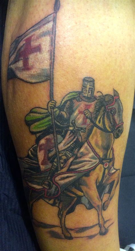 Are you ready to find latest tattoo ideas in tattooed images. Crusader. (With images) | Tattoos, Perranporth, Raven