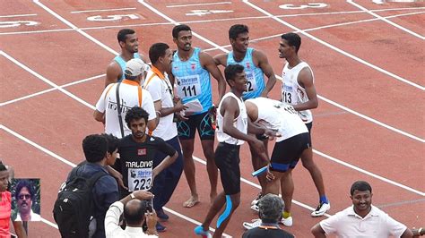 The rules followed at the international competitions for the track and field events are set by the international association of athletics federations or iaaf. MEN'S 4X400m RELAY.( OLYMPICS TRIALS) 3RD INDIAN GRAND ...