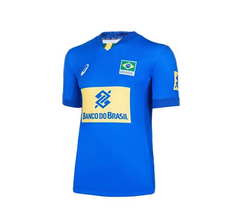 Camisa original autografada unica no brasil numero 10 tamanho g otima para emoldurar whats 31 Camisa Seleção Brasileira Volei Asics Azul - Original - R ...