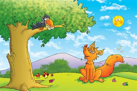 He thought for a while. The Fox And The Crow Story For Kids In English With Moral