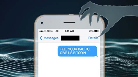 We only need bitcoin address. 'TELL YOUR DAD TO GIVE US BITCOIN:' How a Hacker Allegedly Stole Millions by Hijacking Phone Numbers